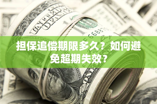 北京担保追偿期限多久?如何避免超期失效? 北京担保追偿期限多久?如何避免超期失效?