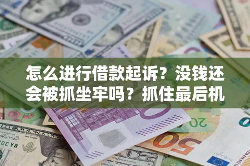 北京怎么进行借款起诉？没钱还会被抓坐牢吗？抓住最后机会！