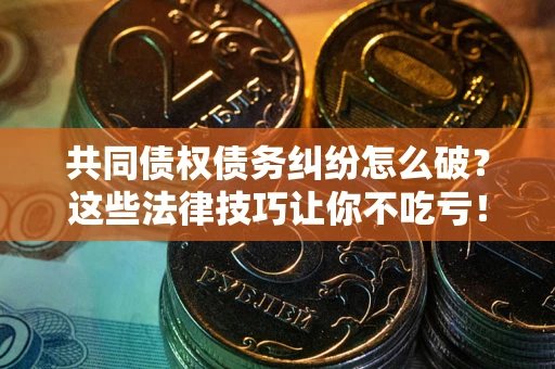 北京共同债权债务纠纷怎么破？这些法律技巧让你不吃亏！