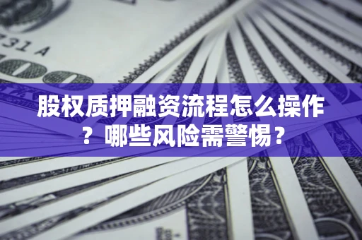 北京股权质押融资流程怎么操作？哪些风险需警惕？