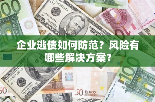 北京企业逃债如何防范？风险有哪些解决方案？