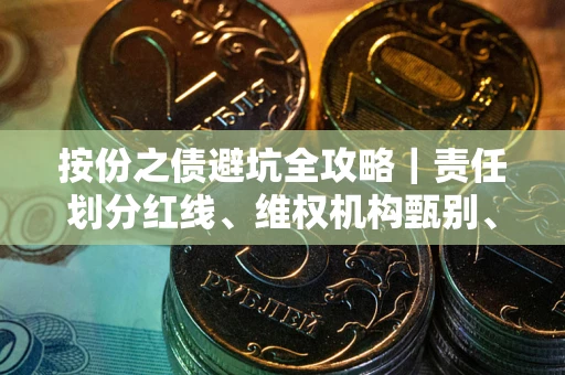 北京按份之债避坑全攻略｜责任划分红线、维权机构甄别、纠纷处理全流程拆解