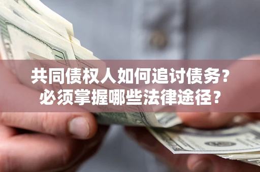 北京共同债权人如何追讨债务？必须掌握哪些法律途径？