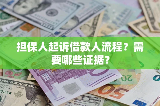 北京担保人起诉借款人流程？需要哪些证据？