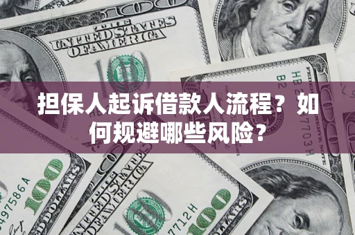 北京担保人起诉借款人流程？如何规避哪些风险？