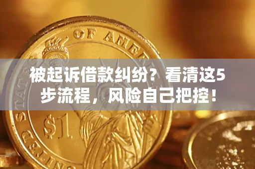北京被起诉借款纠纷？看清这5步流程，风险自己把控！